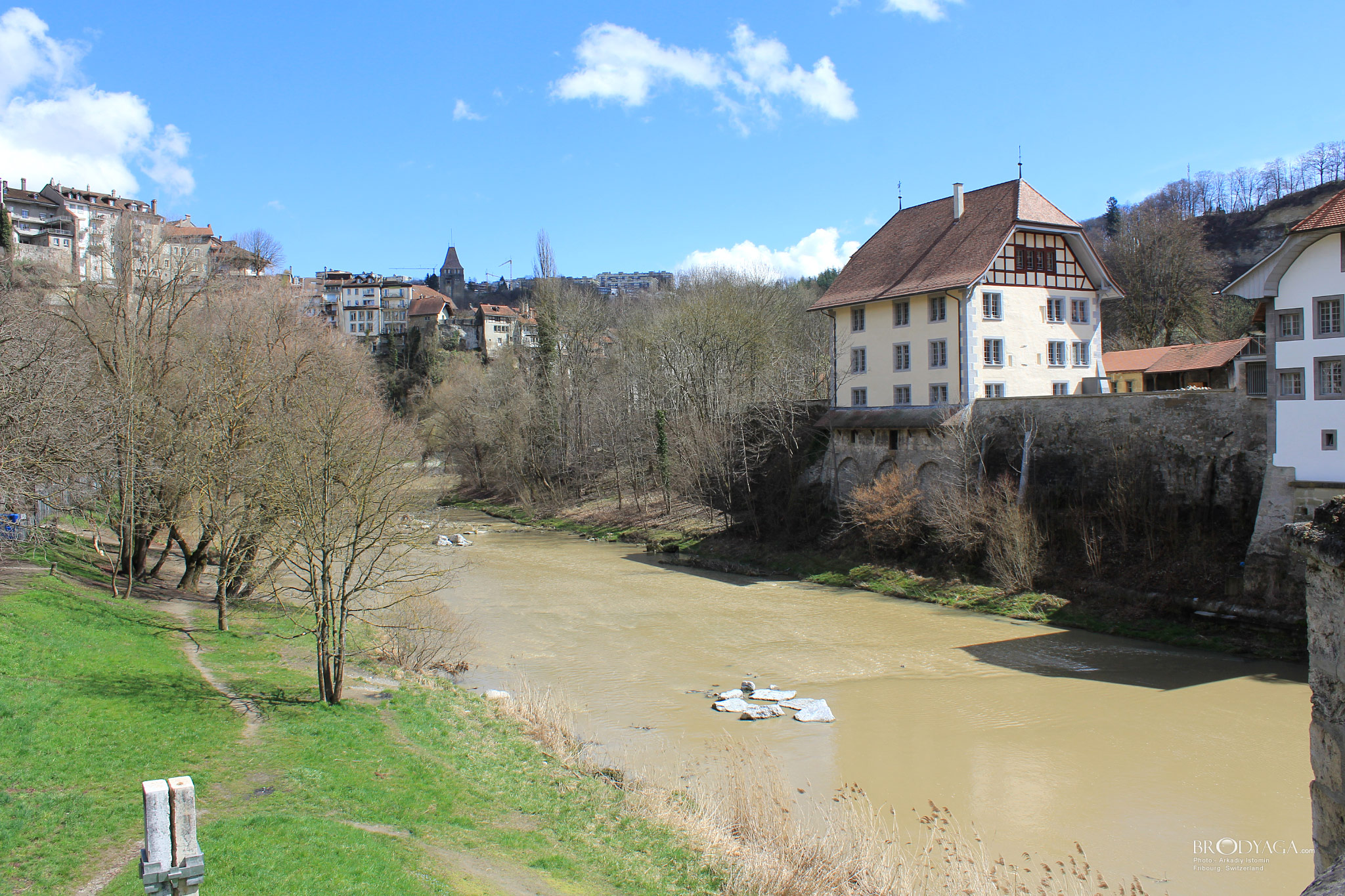 La Sarine, Pont de Saint Jean, Fribourg